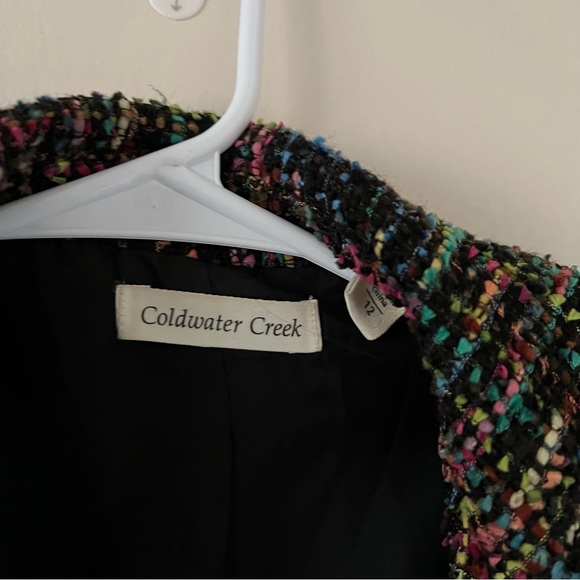 Cold water creek blazer 12 tweed zip up like new - Picture 6 of 7